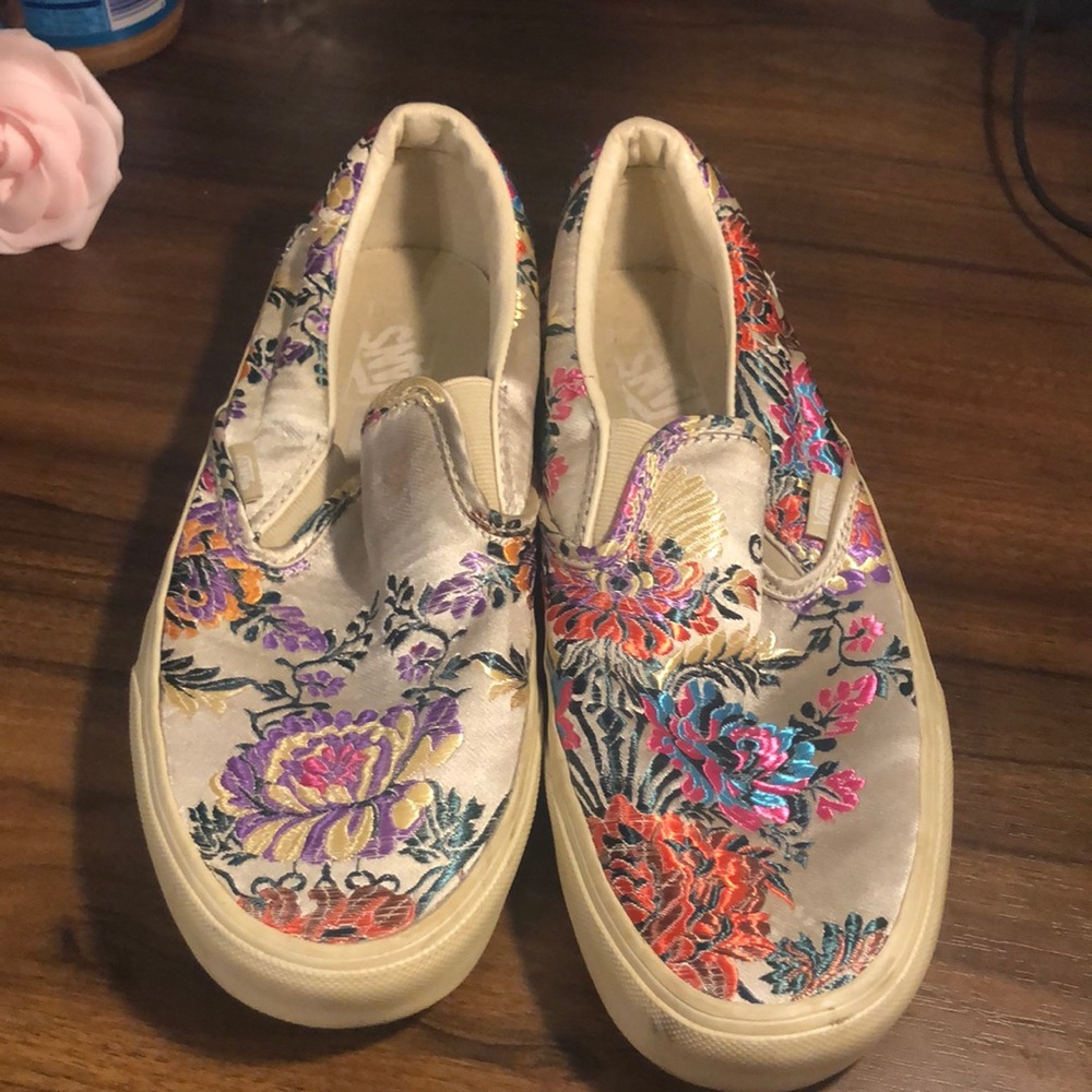 Embroidered vans